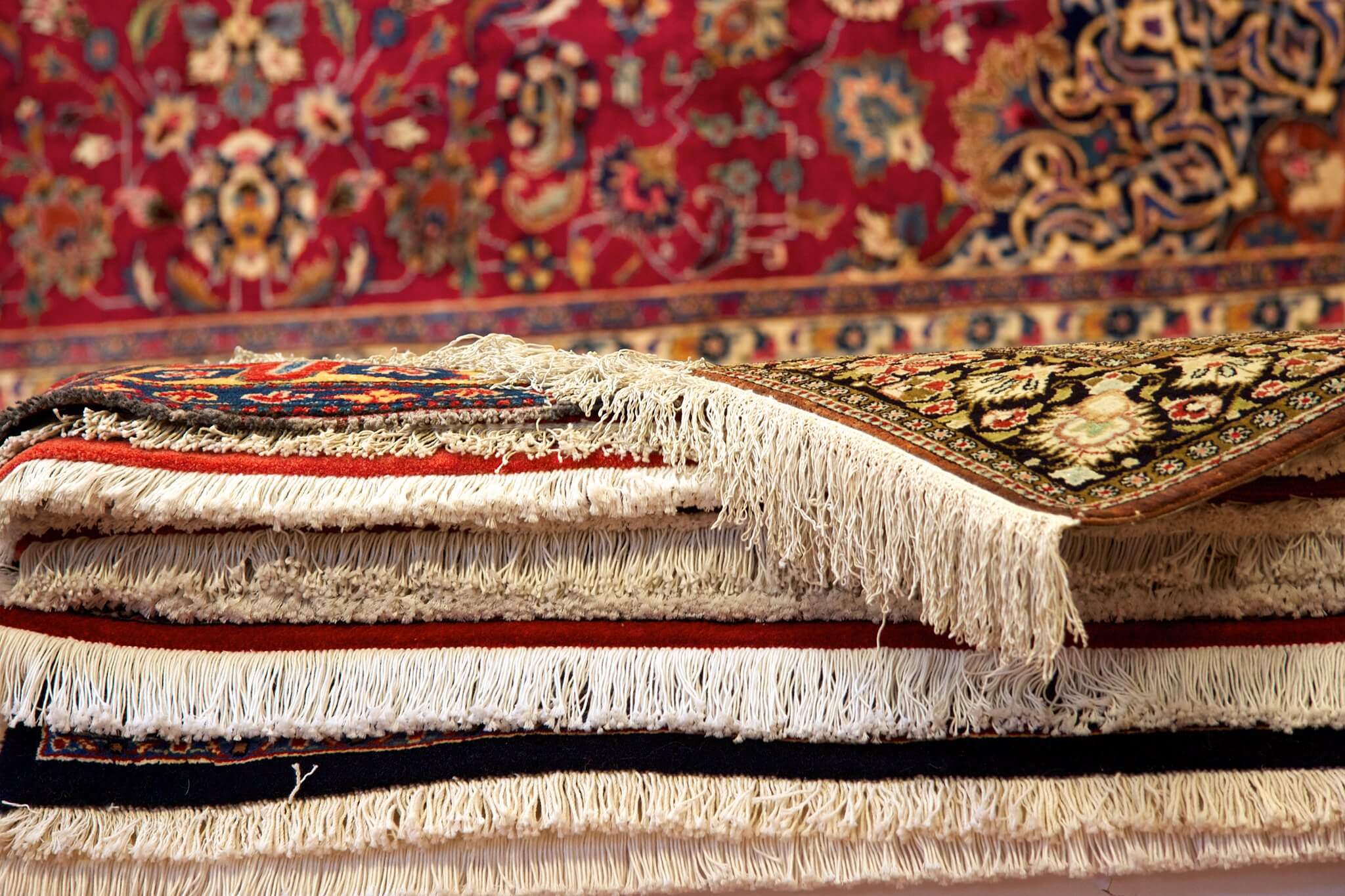 Persian Rugs, close up on fringe - Decatur, IL