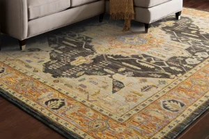 The Rug Rack & Murphy Rug Cleaners—A clean rug in a home living room in Springfield, IL